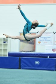 Switch ring leap during floor competition